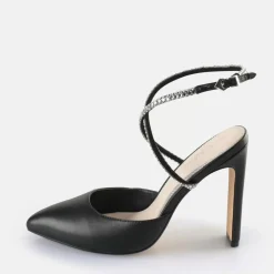 Best Sale BUFFALO 1291355 Jolie Queen Sandales A Talon Veganes Noir