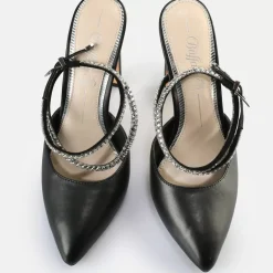 Best Sale BUFFALO 1291355 Jolie Queen Sandales A Talon Veganes Noir