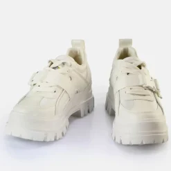 Best BUFFALO Alpha Com Lo Chaussures Basses Veganes Blanc