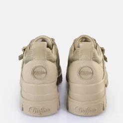 Sale BUFFALO Alpha Com Lo Chaussures Basses Veganes Creme Cream