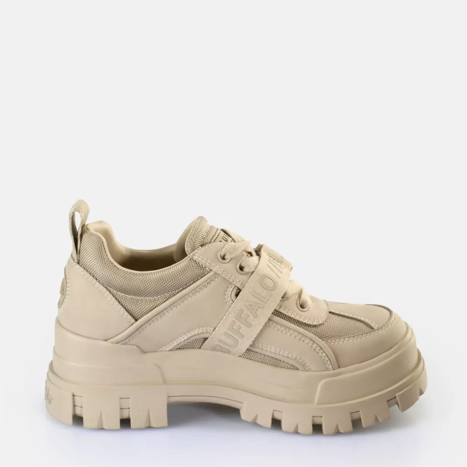 Sale BUFFALO Alpha Com Lo Chaussures Basses Veganes Creme Cream