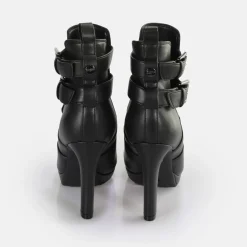 Discount BUFFALO Amy Coa Bottines Vegan Noir