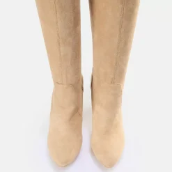 Hot BUFFALO Amy Overknee Botte Vegan Creme