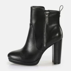 Online BUFFALO Amy Zip Bottines Vegan Noir