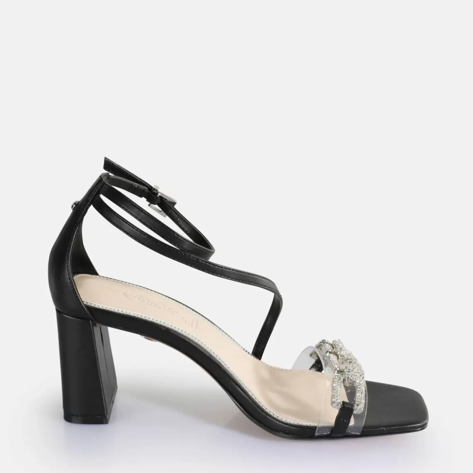 Best BUFFALO April Glam Sandales A Talon Veganes Noir