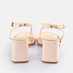 Online BUFFALO April Neat Sandales A Talon Veganes Clair Perle Rose