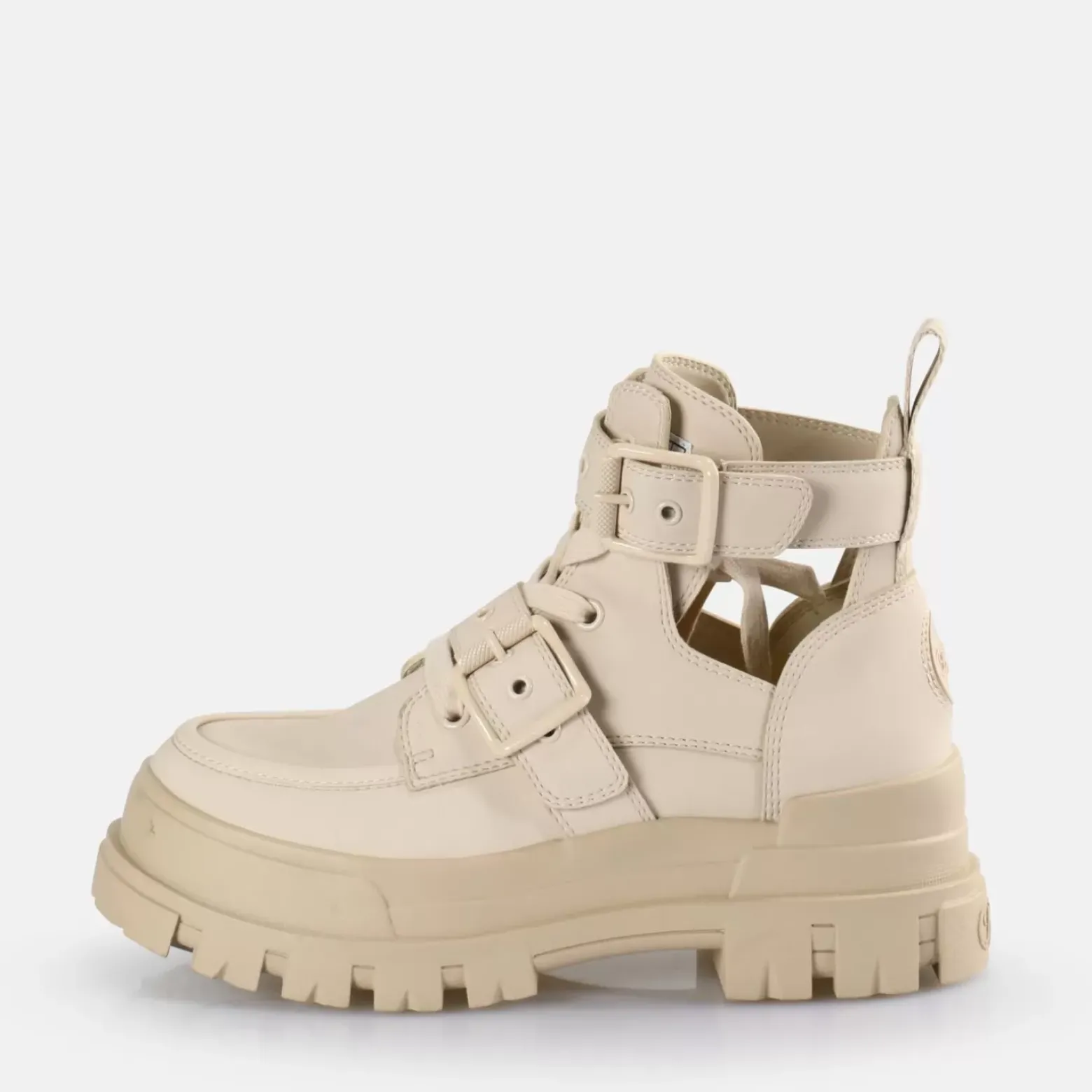 Best Sale BUFFALO Aspha Bike Bottines A Talon Vegan Beige