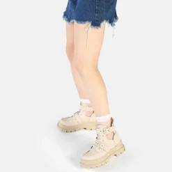 Best Sale BUFFALO Aspha Bike Bottines A Talon Vegan Beige