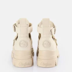 Best Sale BUFFALO Aspha Bike Bottines A Talon Vegan Beige