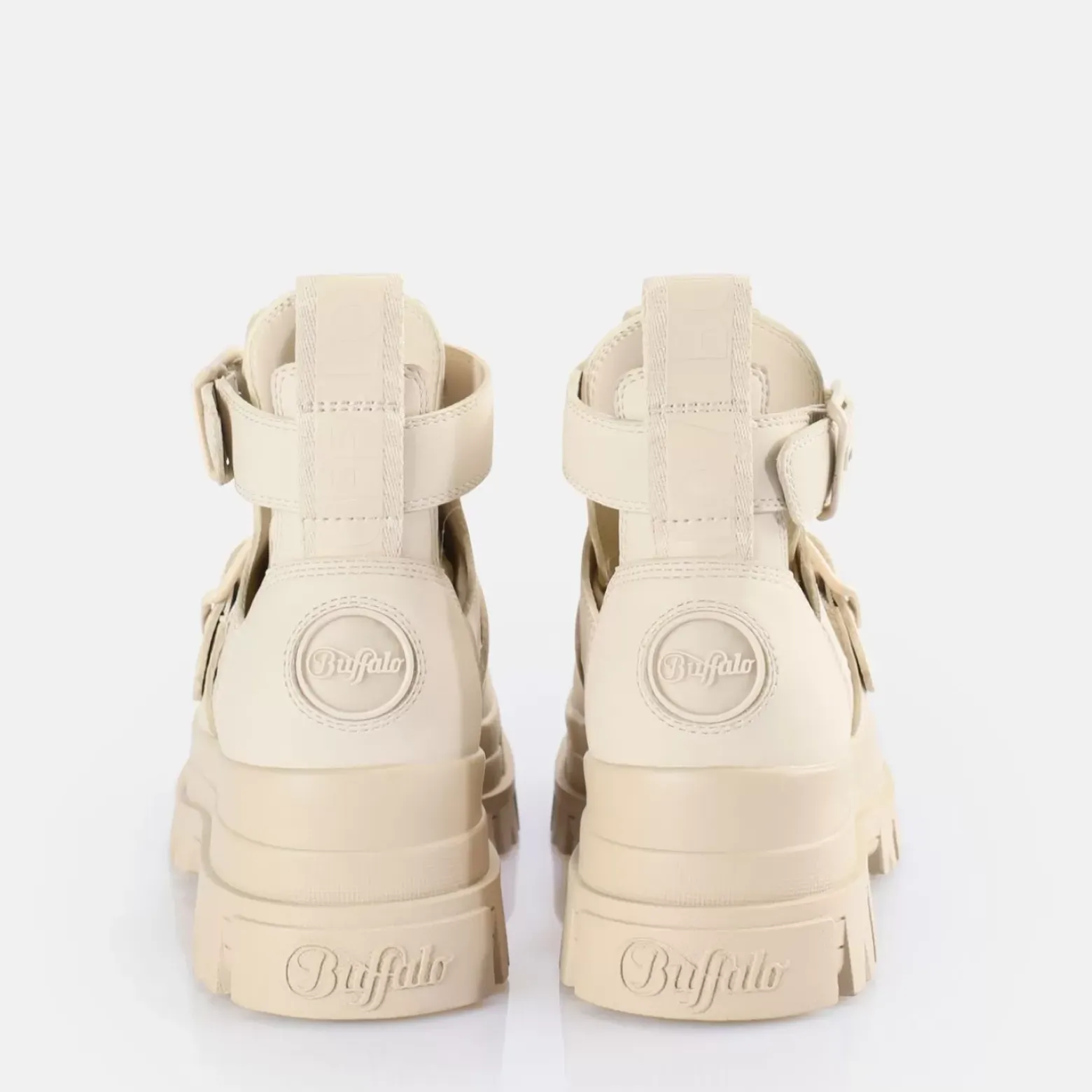 Best Sale BUFFALO Aspha Bike Bottines A Talon Vegan Beige