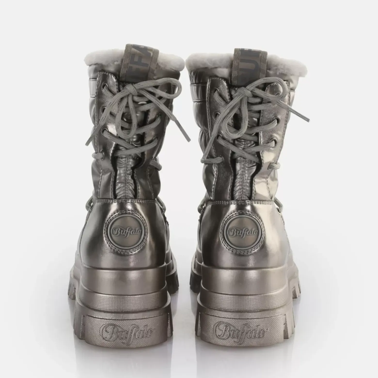 Best Sale BUFFALO Aspha Blizzard Warm Boot Vegan/Gris Argent