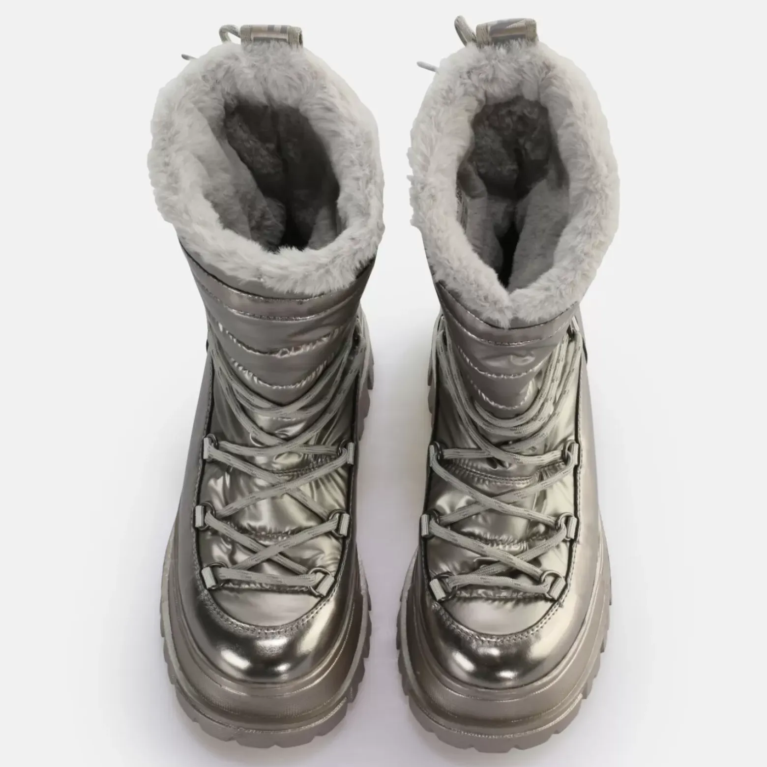 Best Sale BUFFALO Aspha Blizzard Warm Boot Vegan/Gris Argent