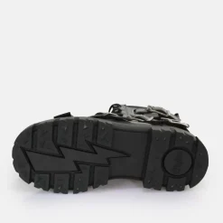 Shop BUFFALO Aspha Buckle Mid Men Bottines Vegan Noir