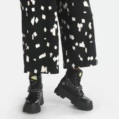 Clearance BUFFALO Aspha Chain Bottines Hautes Veganes Noir