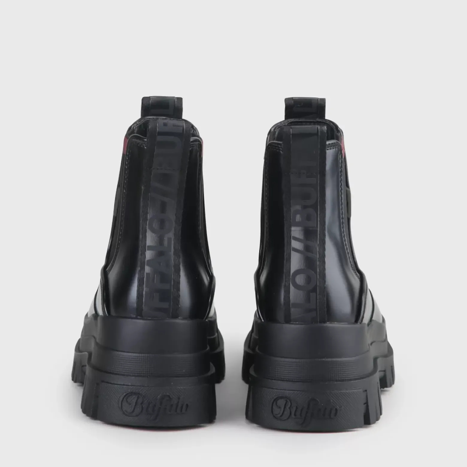 Store BUFFALO Aspha Chelsea Bottines Hautes Veganes Noir