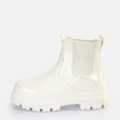 Clearance BUFFALO Aspha Chelsea Bottines Vegan Blanc