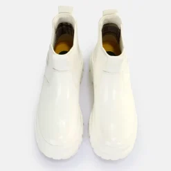 Clearance BUFFALO Aspha Chelsea Bottines Vegan Blanc