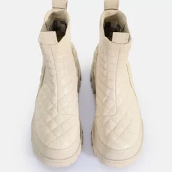 Online BUFFALO Aspha Chelsea Mid Bottines Vegan Cream Pad Creme