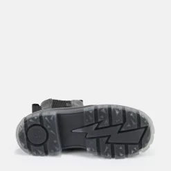 Best Sale BUFFALO Aspha Chelsea Mid Bottines Cheville Veganes/Transparent Noir