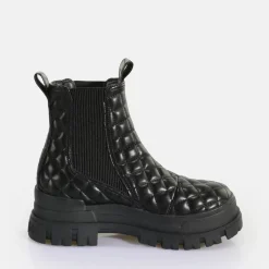 Best BUFFALO Aspha Chelsea Mid Bottines Vegan Black Pad Noir