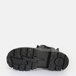 Best BUFFALO Aspha Chelsea Mid Bottines Vegan Black Pad Noir