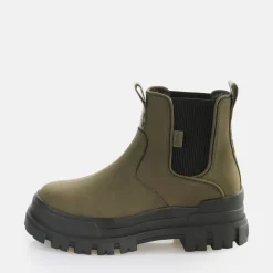 Fashion BUFFALO Aspha Chelsea Warm Boot Vegan Kaki Beige
