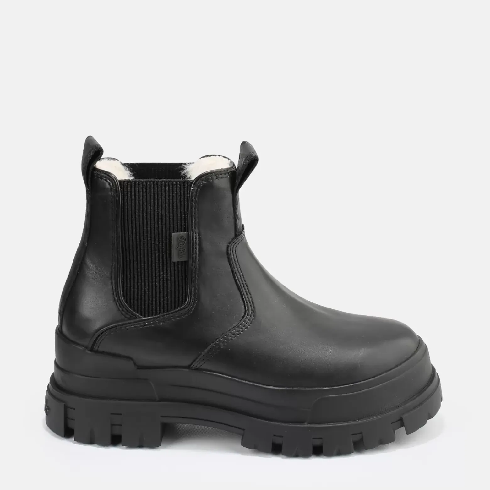 Flash Sale BUFFALO Aspha Chelsea Warm Men-Bottines Cheville Veganes- Noir