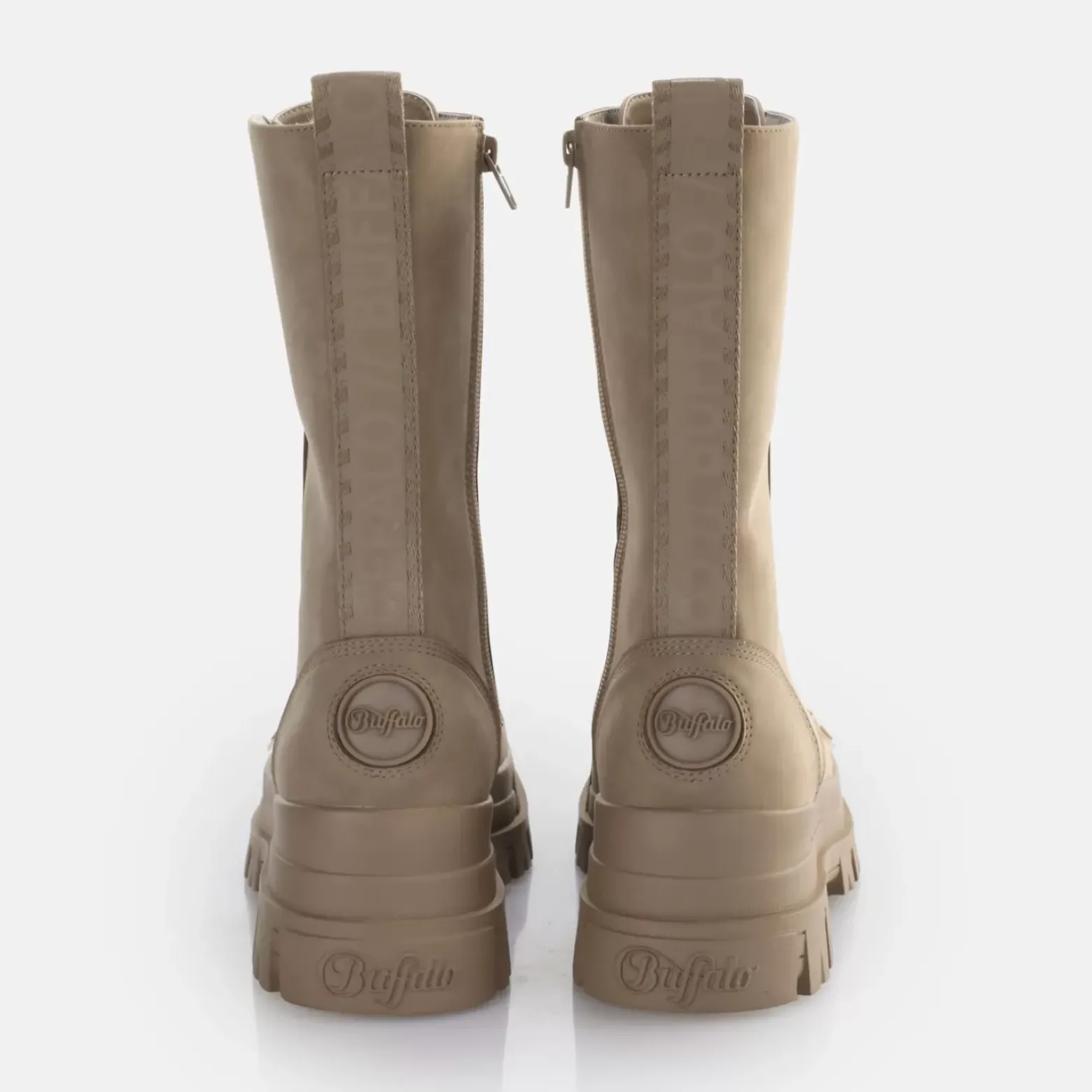 Best Sale BUFFALO Aspha Clf Lace Up Warm Boot Vegan Beige