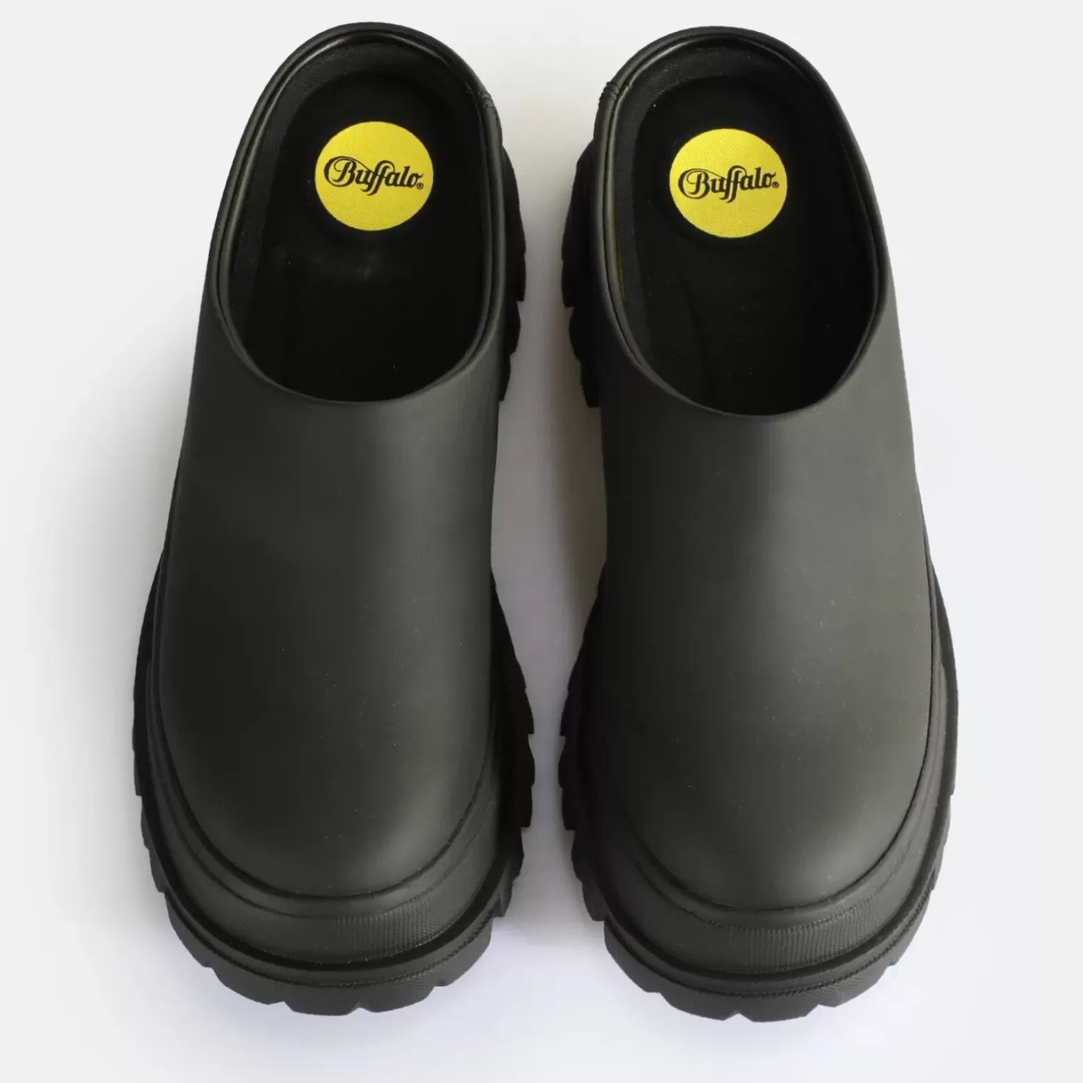 Shop BUFFALO Aspha Clog 01 Chaussures Basses Veganes Noir