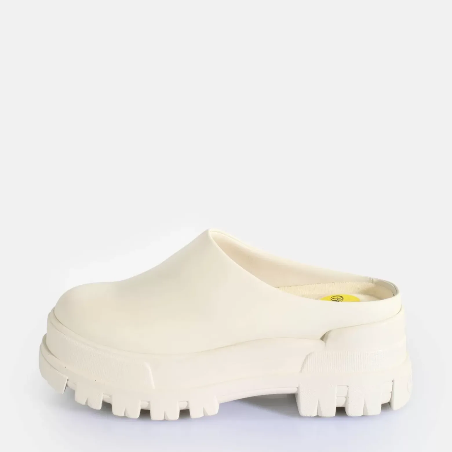 Best BUFFALO Aspha Clog 01 Chaussures Basses Veganes Ivoire Elfenbein