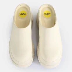 Best BUFFALO Aspha Clog 01 Chaussures Basses Veganes Ivoire Elfenbein