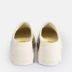 Best BUFFALO Aspha Clog 01 Chaussures Basses Veganes Ivoire Elfenbein