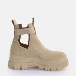 Hot BUFFALO Aspha Coa Bottines A Talon Vegan Beige