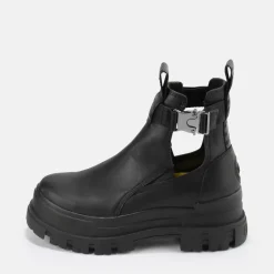 Outlet BUFFALO Aspha Coa Bottines Veganes Noir