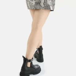 Outlet BUFFALO Aspha Coa Bottines Veganes Noir