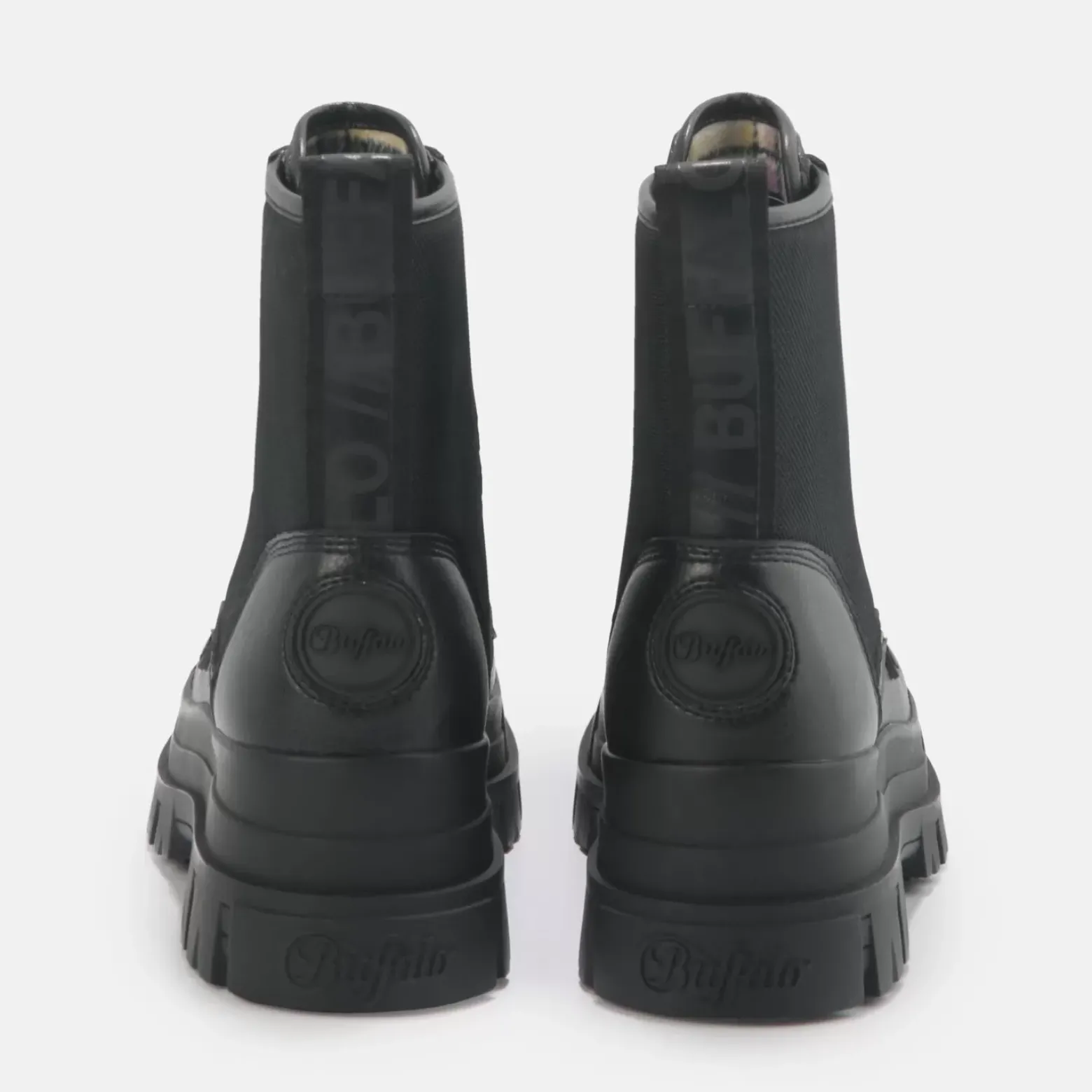 Sale BUFFALO Aspha Com2 Bottines Hautes Veganes Noir