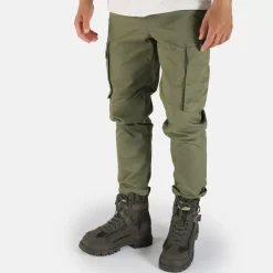 Hot BUFFALO Aspha Com1 Laceup Mid Bottines Vegan Pour Homme Kaki