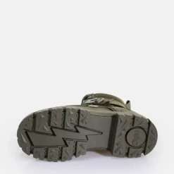 Hot BUFFALO Aspha Com1 Laceup Mid Bottines Vegan Pour Homme Kaki