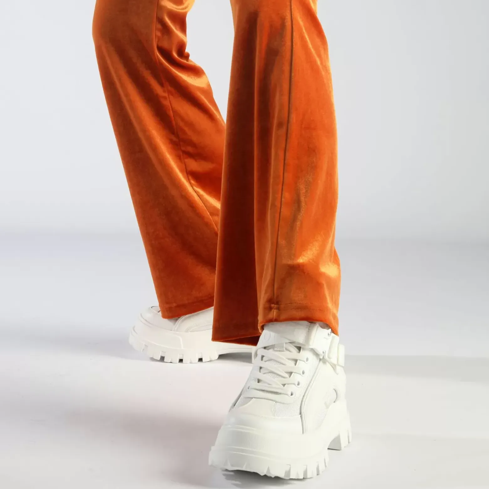 Store BUFFALO Aspha Com1 Laceup Mid Bottines Vegan Blanc