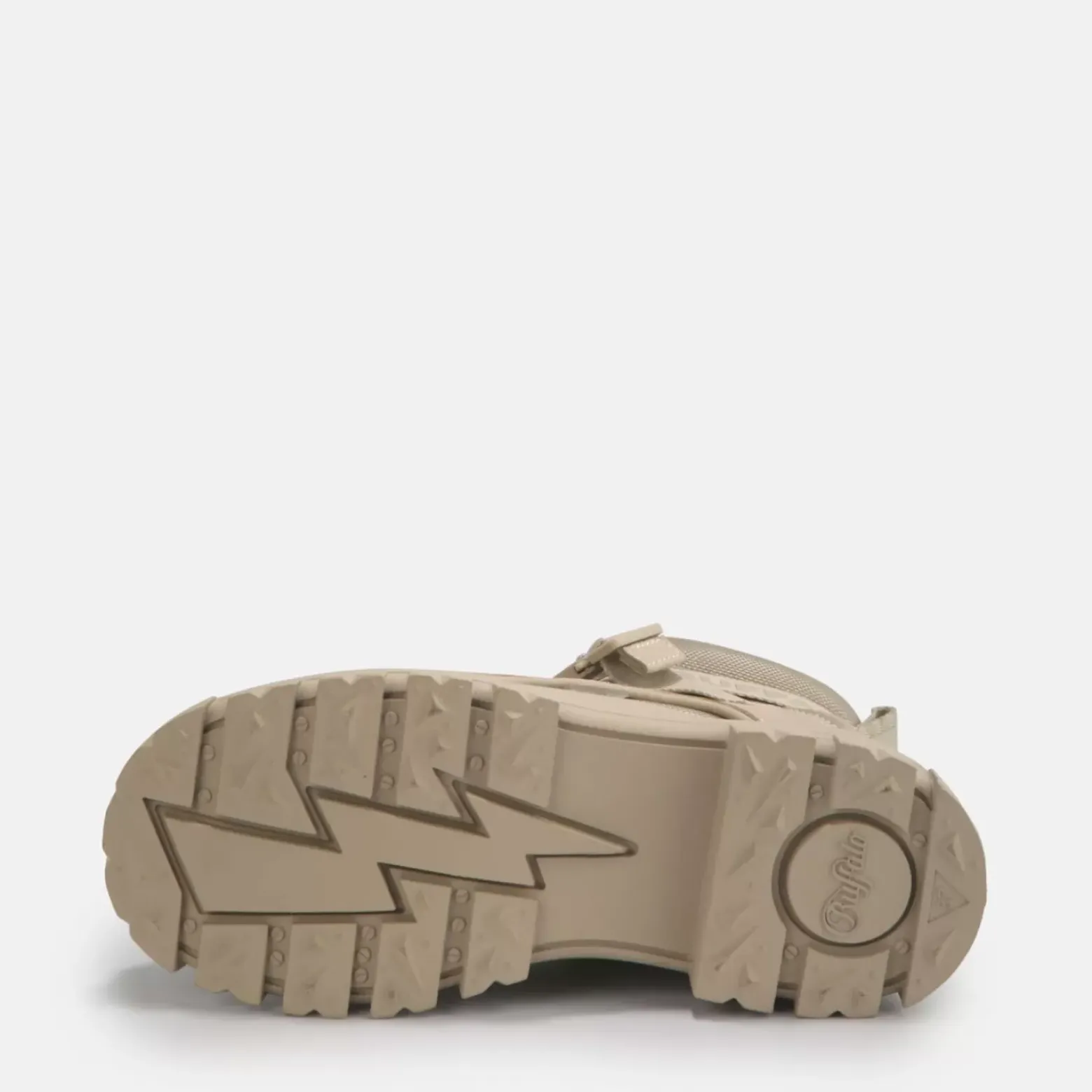 Hot BUFFALO Aspha Com1 Men Bottines Veganes Beige