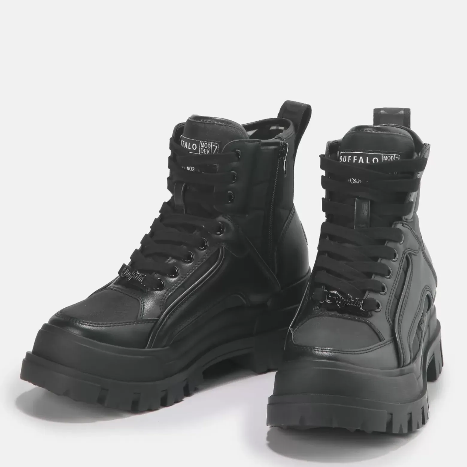 Cheap BUFFALO Aspha Com2 Men Bottines Veganes Noir