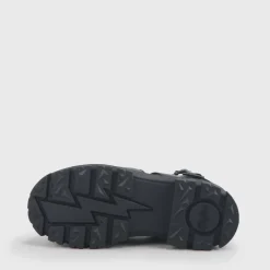 Outlet BUFFALO Aspha Gld Sandales A Plateforme Veganes Noir