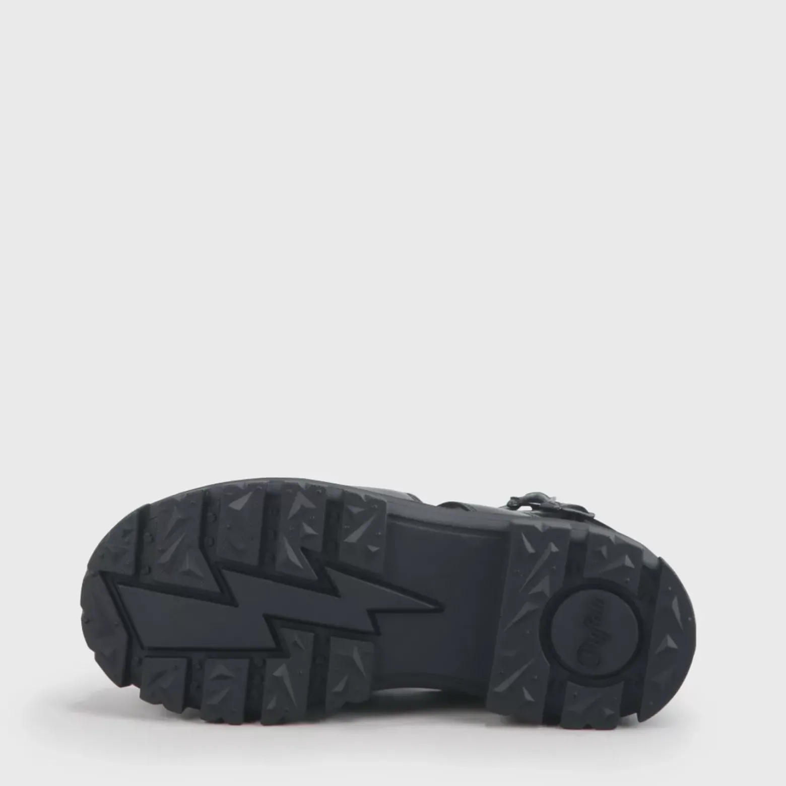 Outlet BUFFALO Aspha Gld Sandales A Plateforme Veganes Noir