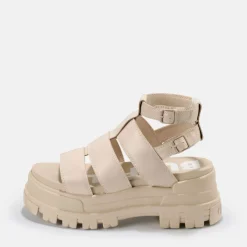 Store BUFFALO Aspha Gld Sandales Plateforme Veganes Creme