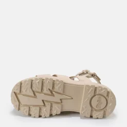 Store BUFFALO Aspha Gld Sandales Plateforme Veganes Creme