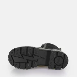 Clearance BUFFALO Aspha Lace Up Hi Noir