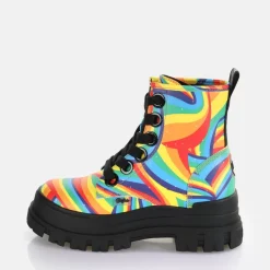 Best Sale BUFFALO Aspha Lace Up Hi Noir