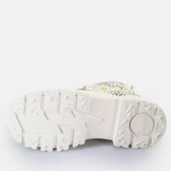 Fashion BUFFALO Aspha Lace Up Hi Bottines Veganes Blanc Graffiti