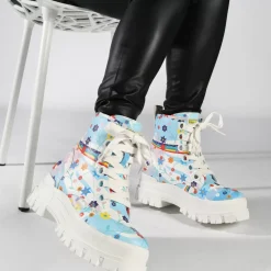 Flash Sale BUFFALO Aspha Lace Up Hi Blau