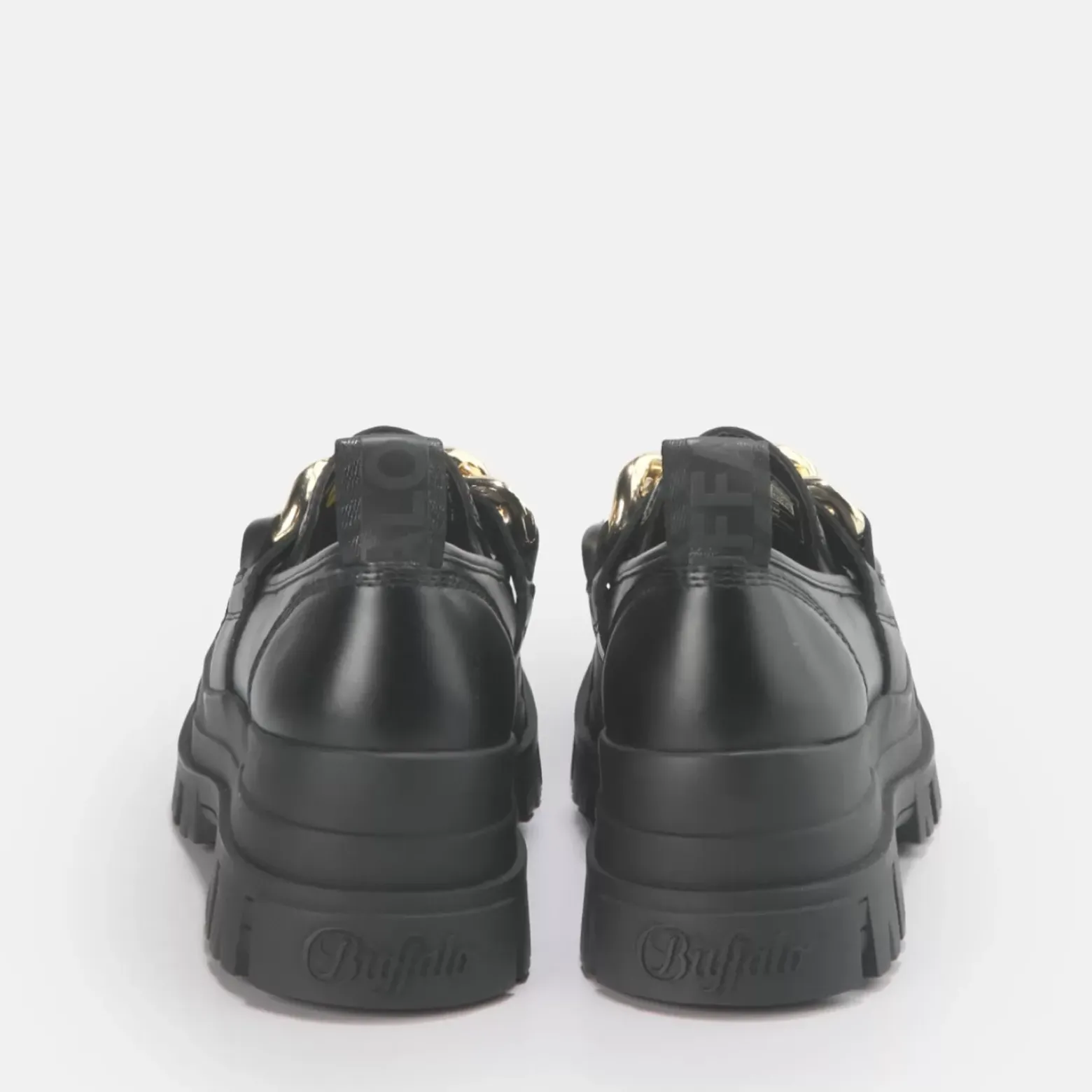 Cheap BUFFALO Aspha Loafer Chain Men Noir